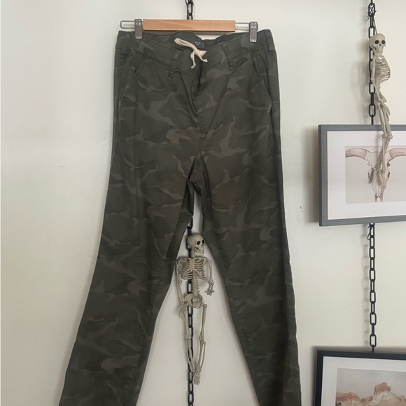 Torrid Weekend Boyfriend Stretch Twill Mid Rise Pant - Camo Cadet - Picture 12 of 12